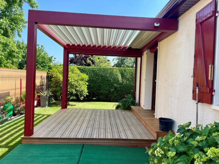 pergola terrasse adossée